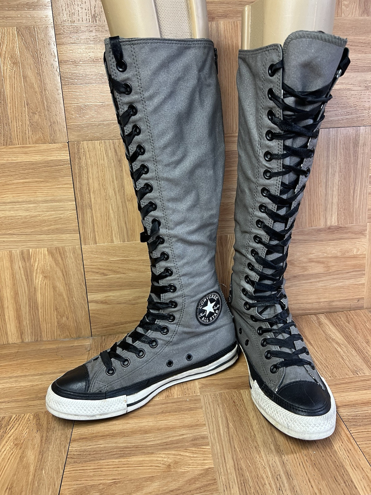 RARE🔥 6.5 - Converse Chuck Taylor All Star XXHI Hi Boot Black Tall Canvas Boot image 4