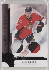 2016-17 Upper Deck Artifacts Black Dual Patch 5/5 Mark Stone #67 Dual Patch 5h0