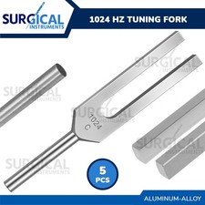 5 Pcs Tuning Fork C 1024 Surgical Medical Instruments Aluminum Alloy Hi-Quality