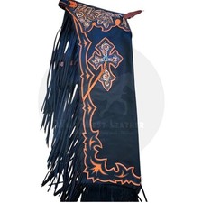 Hand-Tooled Leather Rodeo Chaps | Custom West...