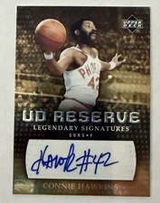 2006-07 UD Reserve Legendary Signatures LRA-CH Connie Hawkins Auto Suns The Hawk