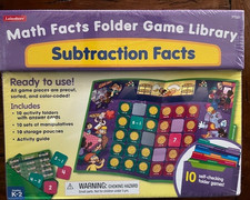Lakeshore Learning Subtraction Facts Folder Game Library Grades K-2