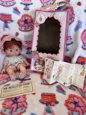 Vintage Strawberry Shortcake Blow Kiss Baby Doll Kenner 1982 loose in box
