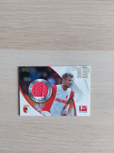 Topps Trikotkarte Trikot Karte Jerseycard Daniel Baier FC Augsburg 389/400