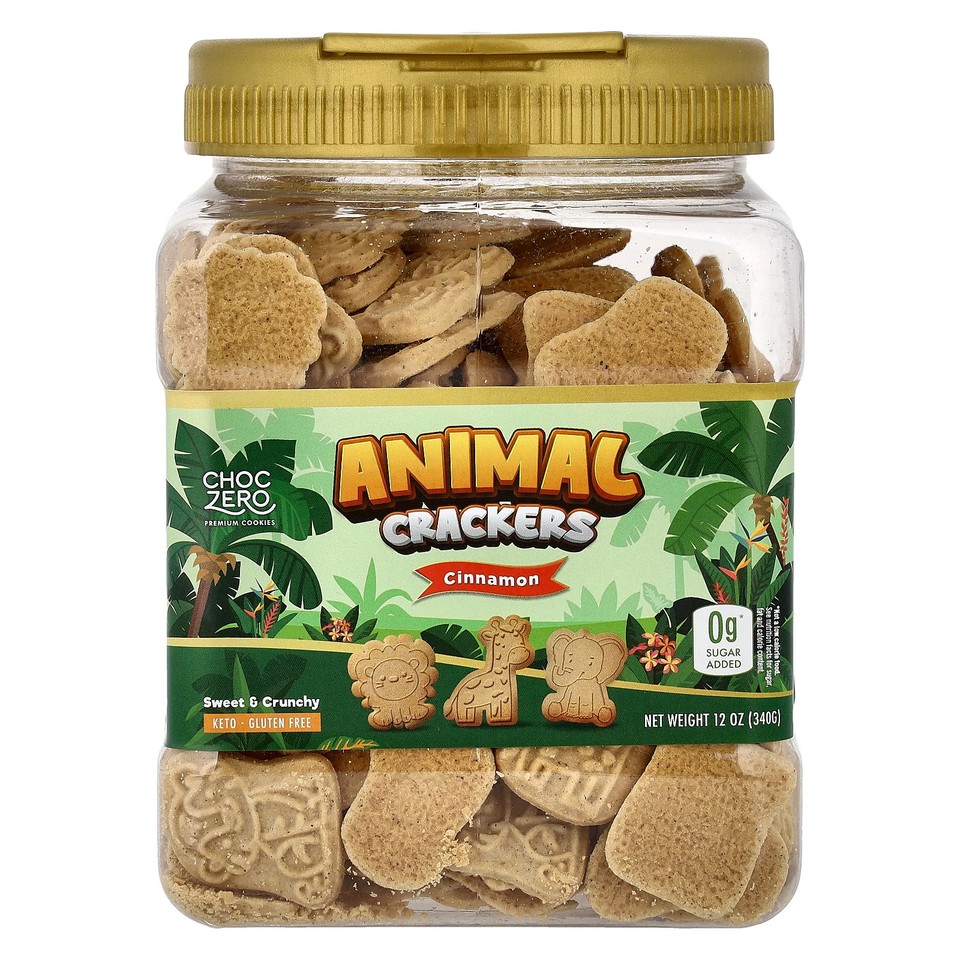 Animal Crackers, Cinnamon, 12 oz (340 g)