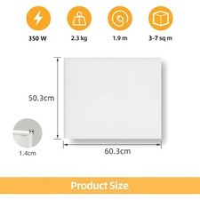 Smart Electric Glass Panel Heater Wall Mounted & Free Standing Low Energy Heater