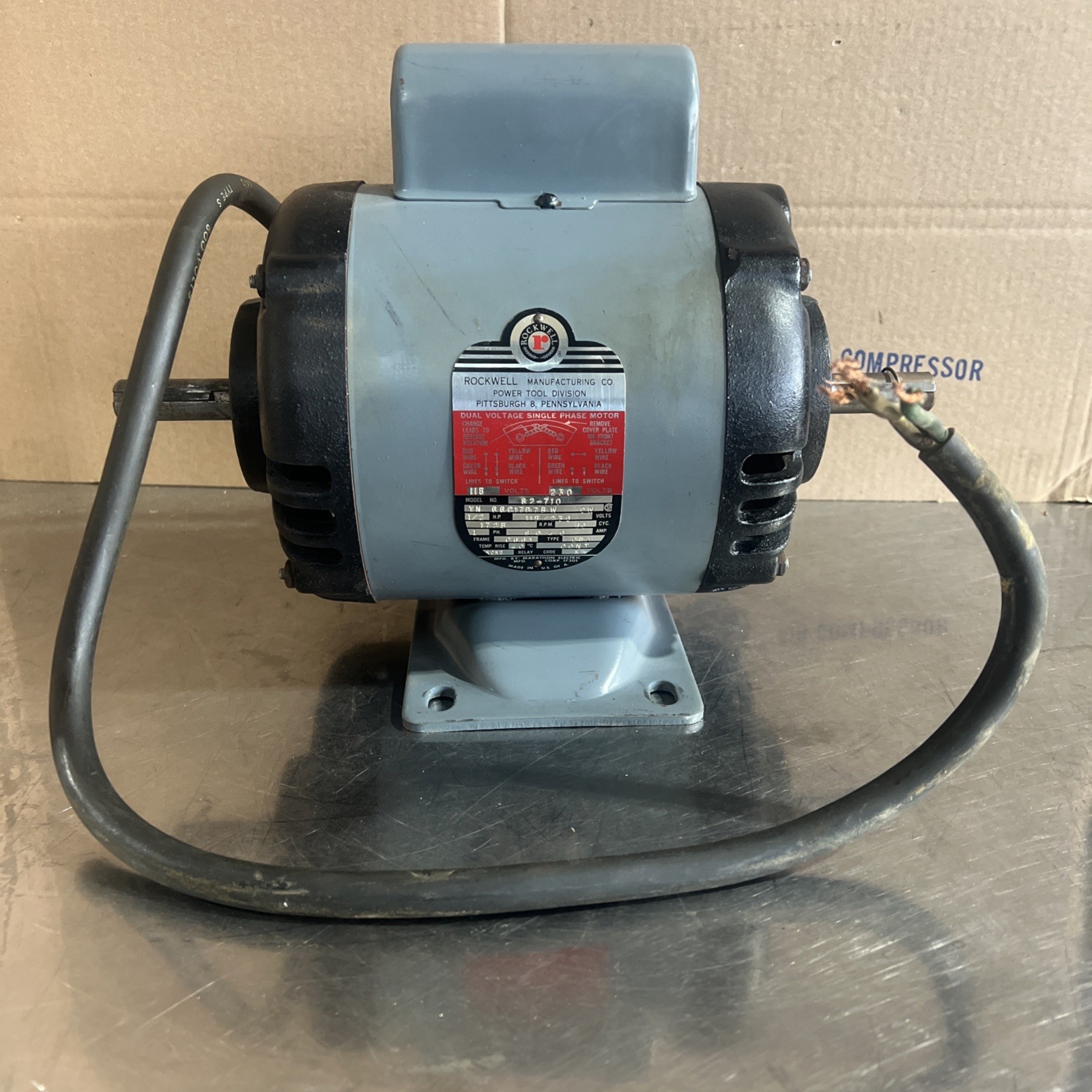Motor Starter Cat 82-710 (1ph 1725rpm 1/2 Hp)