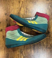 2013 Adidas Combat Speed 4 Teal Rare Wrestling Shoes Size 8
