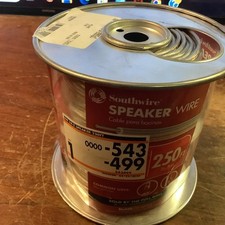Southwire 250ft 14/2 Clear Stranded Speaker Wire 000-543-499 new 