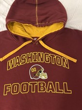 Washington Football Hoodie Redskins NFL Fanatics 2XL Commanders LikeNew Sm Stain