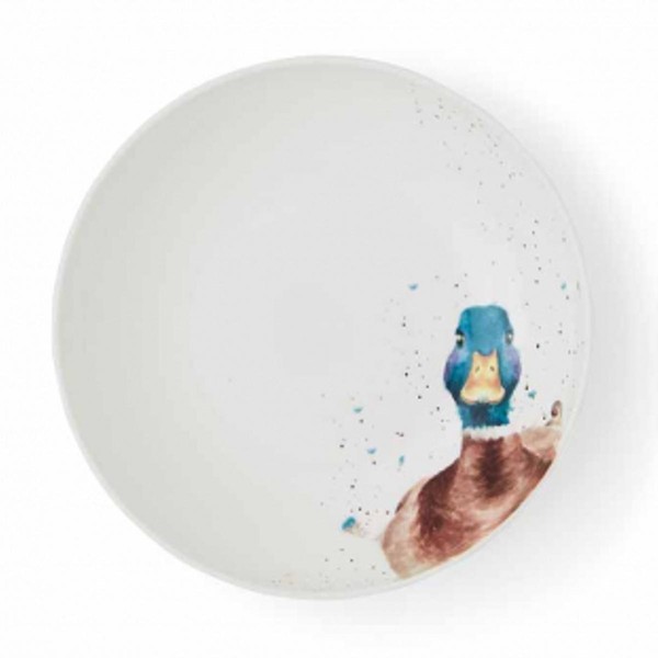 Wrendale Designs Porzellan Pasta- & Suppenteller Ente | WP-WN4341-XB--DU-image