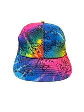 Vintage 90s Grateful Dead Bears Rare Hat Cap SnapBack Rainbow Tie Dye USA Made
