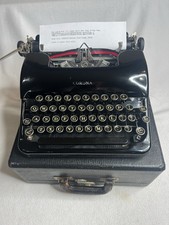Vintage Beautiful 1938/9 Smith Corona 4 Bank Standard Portable Typewriter & Case thumbnail