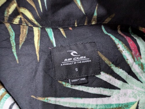 Rip Curl Men's Colourful Floral Hawaiian Resort Surf Cotton Button Shirt S - Picture 5 of 10