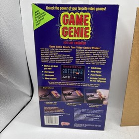 Vintage Nintendo NES Game Genie Game Enhancer Galoob 1991 Box, Codebook, Inserts