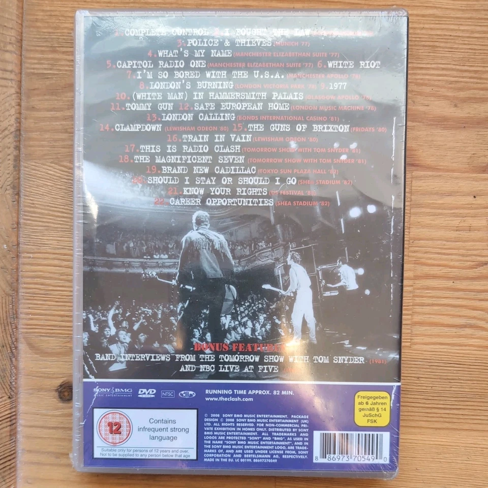 The Clash: Revolution Rock - Live DVD (2008) Don Letts cert 12 ***NEW***Sealed - Image 2 of 3