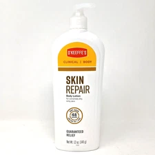 O'Keeffe's Clinical Skin Repair Body Cream 12 OZ NEW Packaging Style May Vary