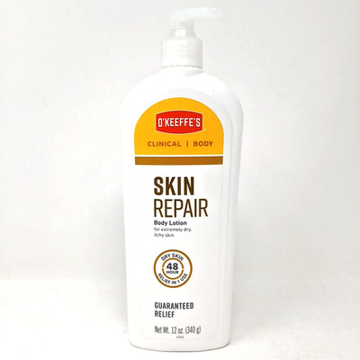 O'Keeffe's Clinical Skin Repair Body Cream 12 OZ NEW Packaging Style May Vary