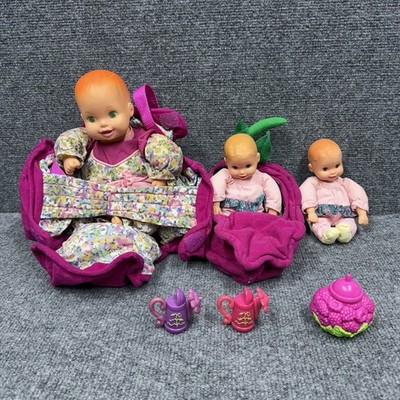 Vintage 1999 Marvel Entertainment Kinder-Garden Baby Tara Tulip & Seedling Lot