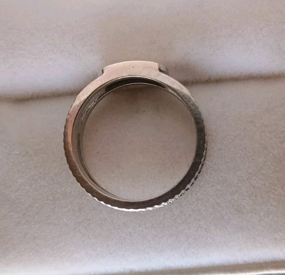 14k Solid White Gold Solitaire Enhancer Guard Wra… - image 5