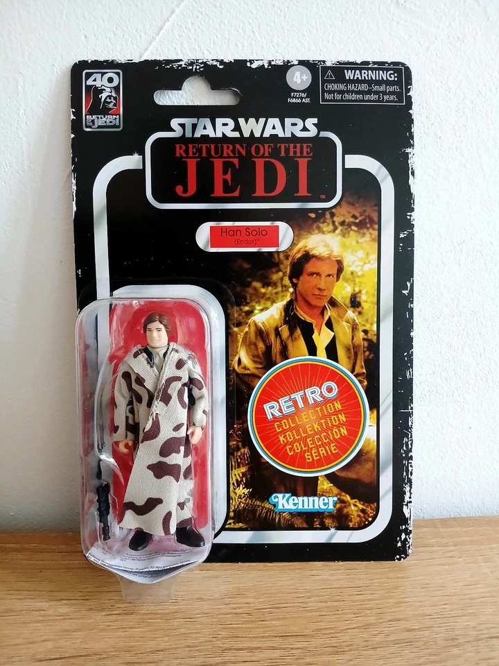 FIGURINE STAR WARS KENNER HAN SOLO ENDOR NEUF SOUS BLISTER - RETRO COLLECTION