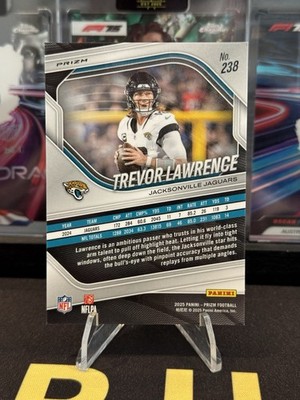 激レア　米海軍　宇宙サイバーコマンド　パッチセット 2025 Panini Prizm Trevor Lawrence Silver Prizm #238 Jacksonville