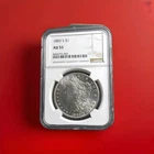 1883 S  Morgan Dollar $1      NGC AU 55
