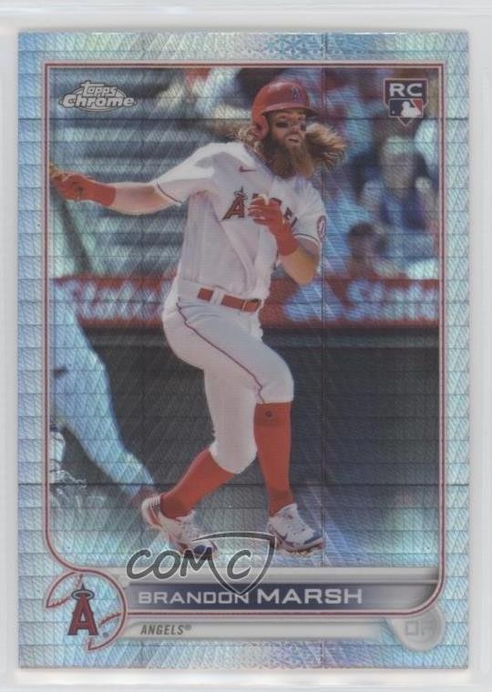 2022 Topps Chrome Sonic Prism Refractor Brandon Marsh #133 sh7