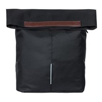 Seiten-Hintertasche FüR Fahrrad, Schultertasche Basil City Shopper Schwarz, Rec