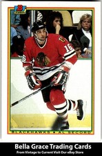 1990-91 Bowman Al Secord #12 Chicago Blackhawks NHL Hockey