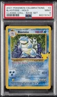 2021 POKEMON CELEBRATIONS CLASSIC COLLECTION #2 BLASTOISE-HOLO PSA 9
