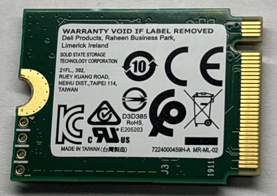 Lite-On CL1-3D256-Q11 256GB M.2 NVMe SSD Solid State Drive - Image 2 of 2