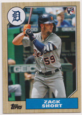 2022 Topps Archives #242 Zack Short RC Detroit Tigers