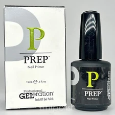 New Jessica GELeration Soak Off Gel Nail Polish - Prep Nail Primer - Full Size