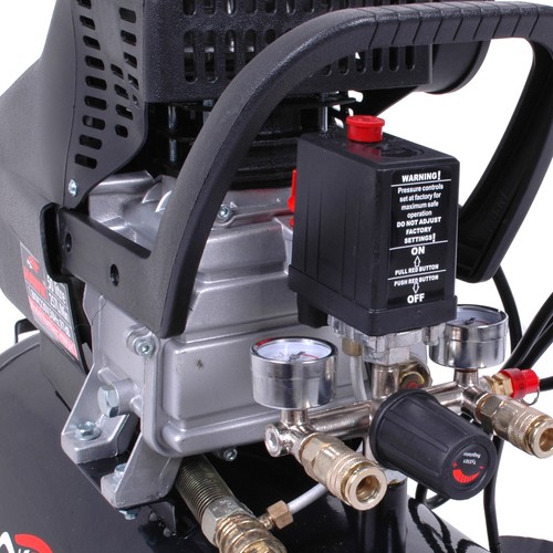 HAWK TOOLS 50l 50 LITRE 9.6 CFM 2.5HP GARAGE PORTABLE AIR COMPRESSOR TANK KIT - Picture 9 of 12