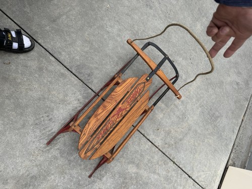 Vintage Yankee Clipper Flexible Flyer Model 13-L Wooden Sled Rare 1940's - Picture 2 of 5