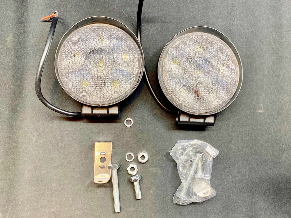 2PCS LED Work Light SPOT Lights For Truck Off Road Tractor ATV Round