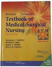 Medical-Surgical Nursing Textbook Sealed CD B...