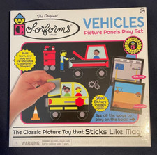 Colorforms Classic Vehicles 156 Piece Picture Panels Play Set - NIB