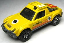 2020 HOT WHEELS NIGHTBURNERZ PORSCHE 914 SAFARI #5 YELLOW DIECAST 2 5/8" SUV