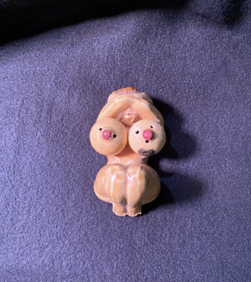 VINTAGE Victoria Ceramics Naked Lady Boob Salt and Pepper Shakers eBay