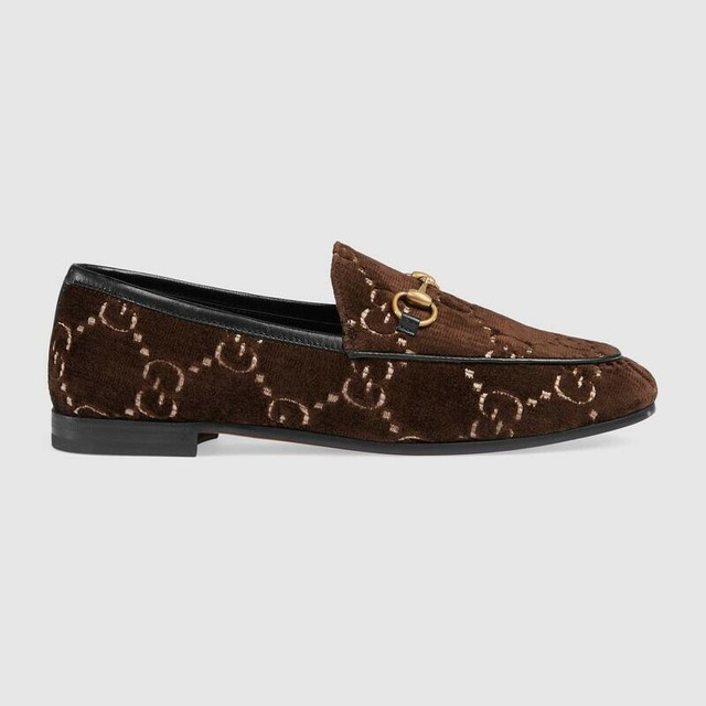 gg velvet horsebit loafer