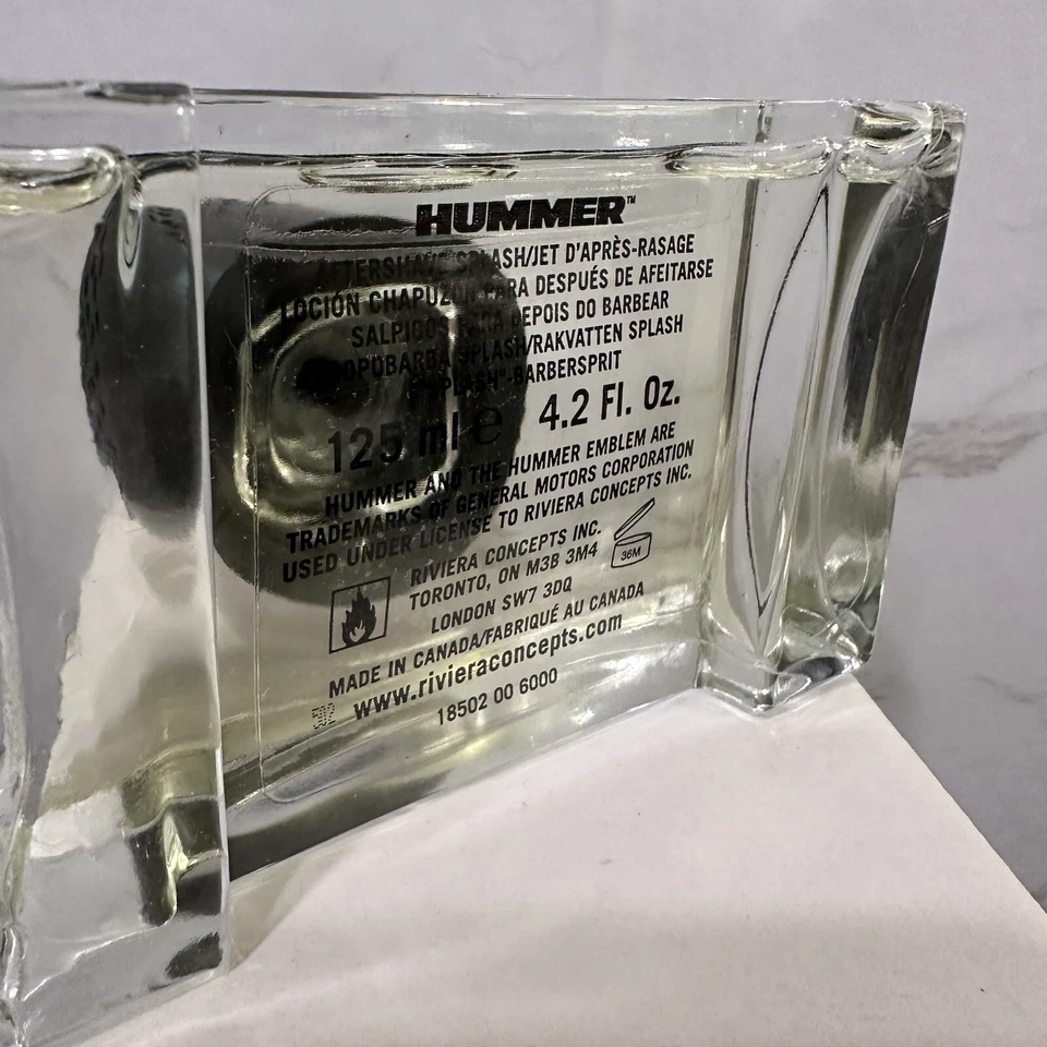 Hummer Aftershave Splash 4,2 fl OZ nuevo Colonia Woody Foto 4 de 4
