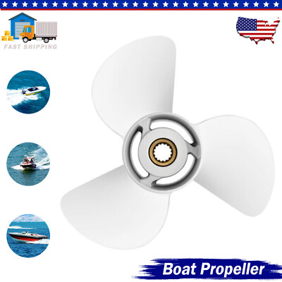 #ad #ad 13 3 4 x 15P Aluminum Boat Outboard Propeller for Yamaha 50HP 130HP 15Tooth RH $83.99