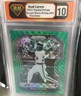 2021 Panini Prizm MLB Green Wave Prizm Rod Carew #99 3-D Grading 10 flawless