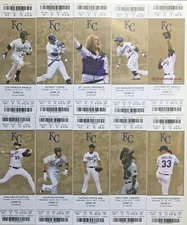 2011-2012-2013-2014 Kansas City Royals Season Ticket Stubs - Mint Condition!!!