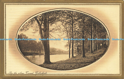 R593335 Galashiels By the Silver Tweed Tuck Gold Framed Sepia A A Maclachlan