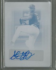Saul Gonzalez 2017 Leaf Perfect Game National Yellow Plate Auto Autograph #1/1