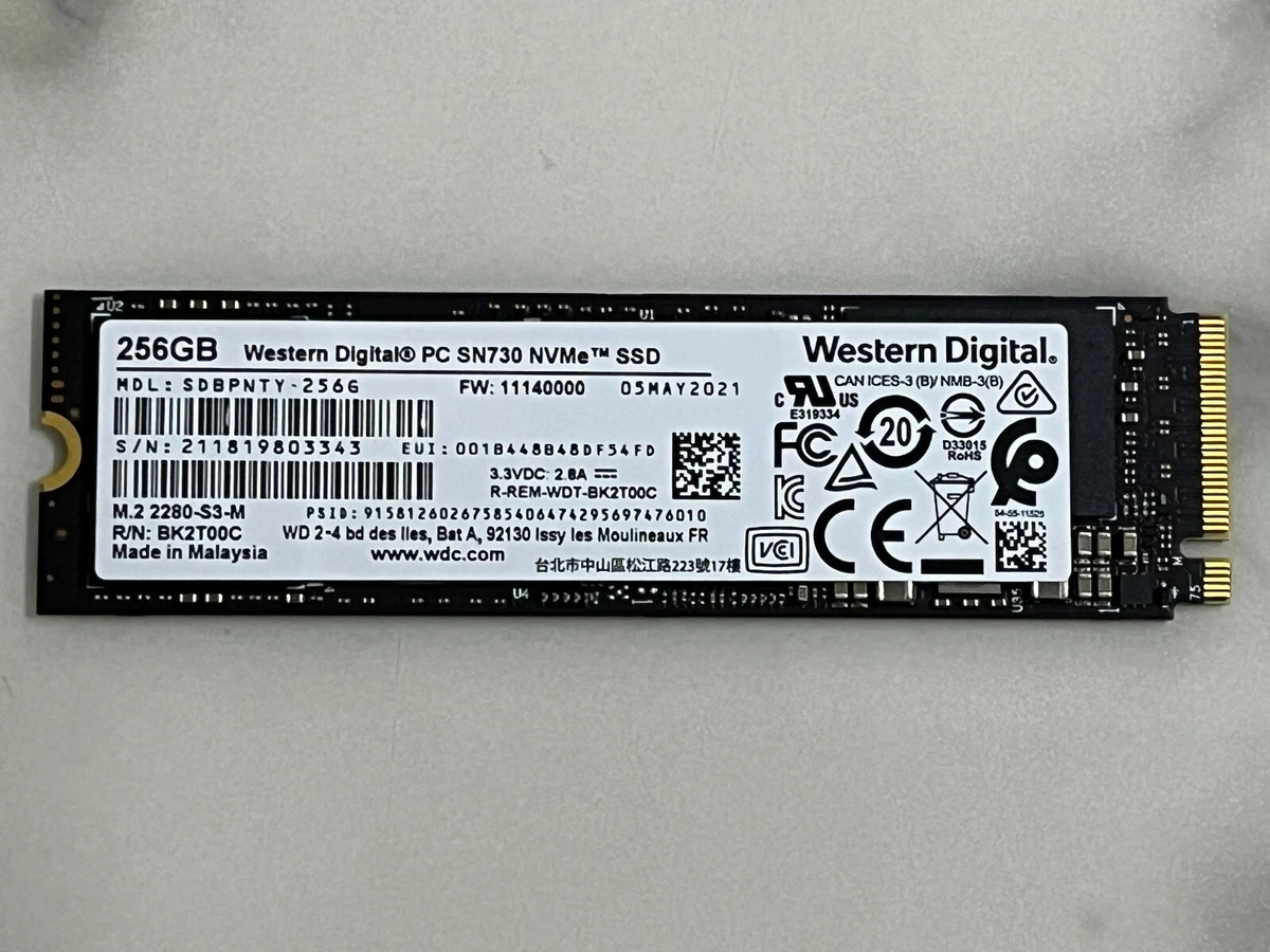 Ssd outlet nvme 256gb