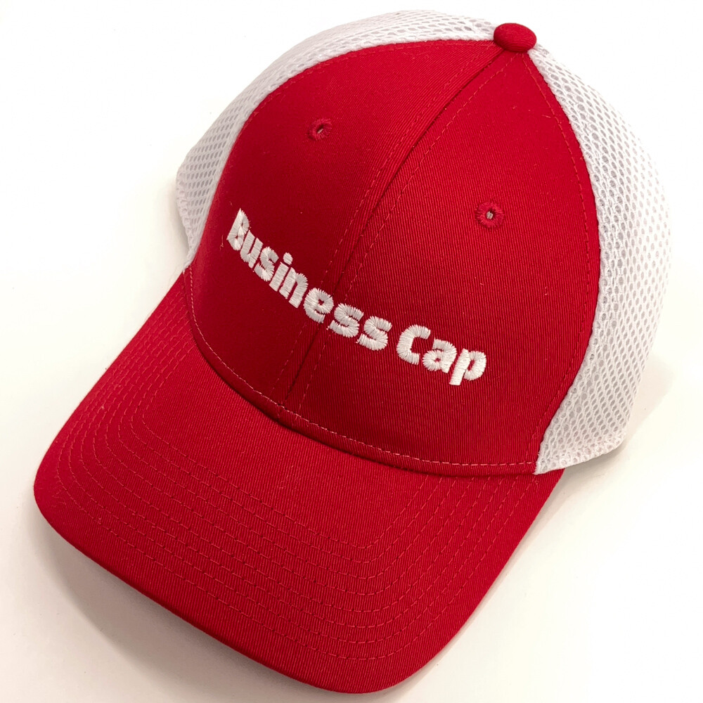 Business Cap Red White High Profile Cap New Era 39thirty size